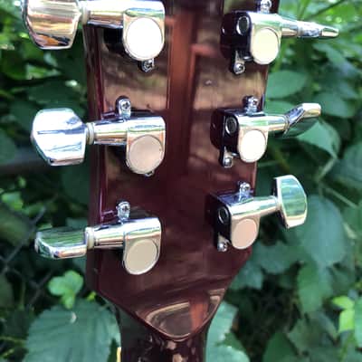 Matsumoku Laguna Set Neck design 1970's-80's - dark red image 8