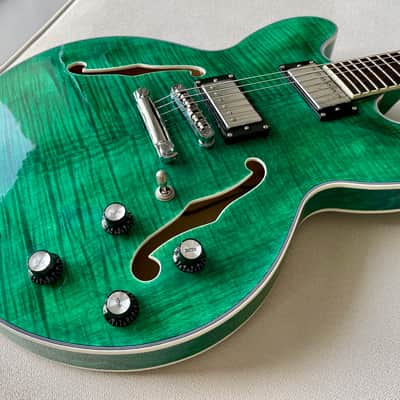 Burj Guitars Prototype #001 Emirati Green image 1