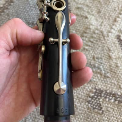 M Martin 14-K Bb Soprano Clarinet (Paris, France) SN 986 (wood)(intermediate) image 12