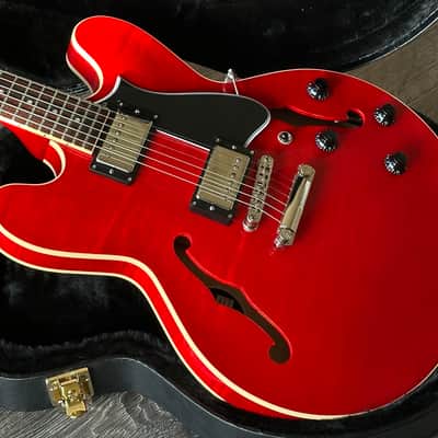 2025 The Heritage H535 Trans Red Flamed Maple Body image 1