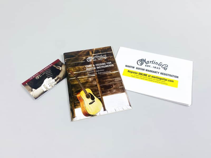 Martin Owners Manual and Warranty Card: She knows value? 2012 image 1