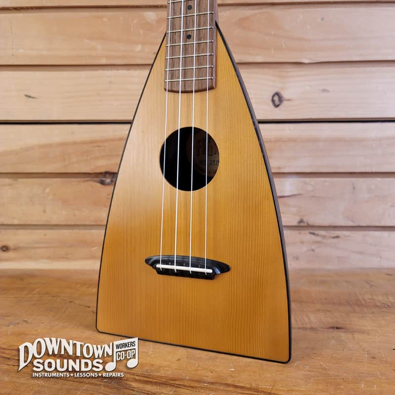Magic Fluke Premium Tonewood Spruce Concert Ukulele - Red Spruce, 15oz, Internally Geared 4:1 Peg Head Tuners image 1