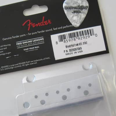 Fender American Standard Stratocaster Bridge Plate 1986-2007 USA 0026097049 image 3