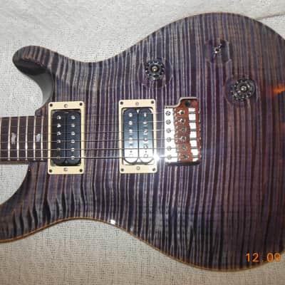 Paul Reed Smith LTD ED Throwback Cst 1 piece WOOD LIBRARY 2011 faded indigo/purple image 2