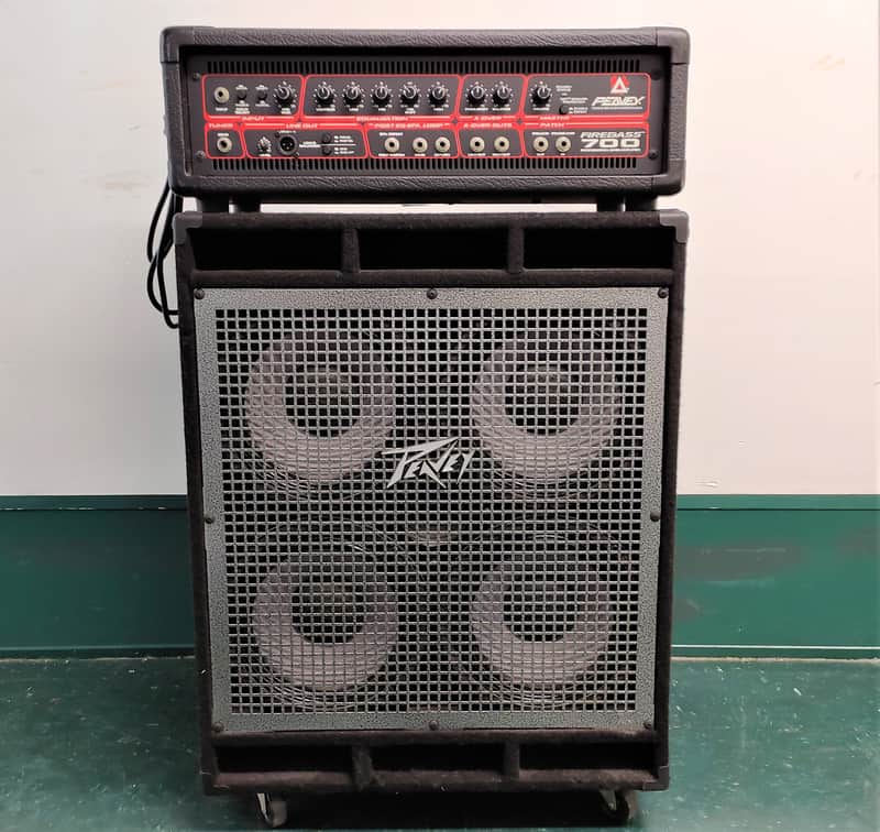 Peavey Firebass 700 bass amplifier head w/ Pro 410 4x10 cab Peavey Firebass 700 bass amplifier head w/ Pro 410 4x10 cab