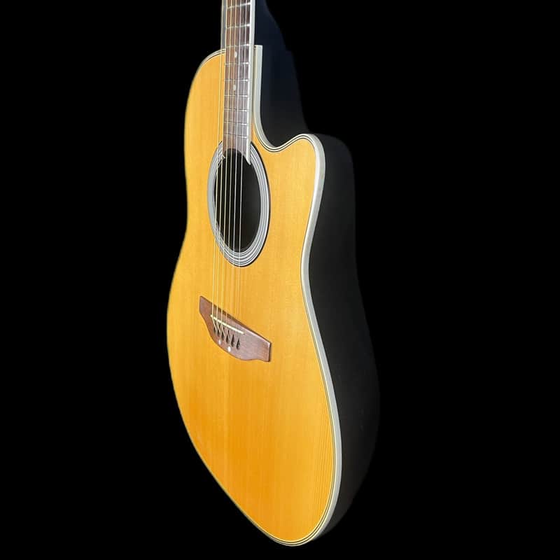 Ovation Applause AE 28 Electro-Acoustic Guitar in Natural | Reverb