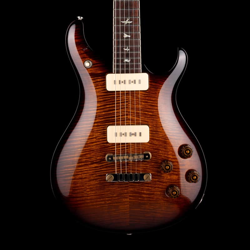 Used 2017 PRS Core McCarty 594 Soapbar Limited 10 Top Black Gold Burst with OHSC image 1