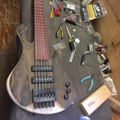 Tom Clement Phoenix Headless Bass, 6 strings 32” 2019 Natural image 11