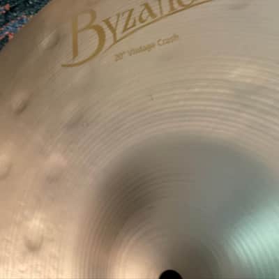 Meinl Cymbals 20” Byzance Vintage Crash Cymbal - Hand Selected From Factory image 3