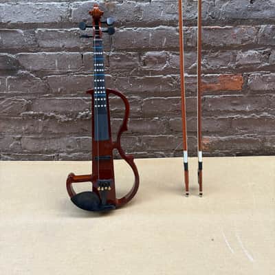 Vangoa 4/4 Full Size Silent Electric Violin Outfit – Used – Good Condition – Includes Case, 2 Bows & Accessories image 2