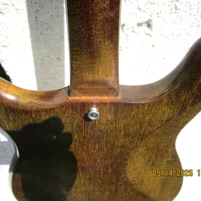 Gibson Epiphone Wilshire Guitar, 1965, Rare Red Fox Finish, 2 Mini HB Pickups. Case, All Original image 12