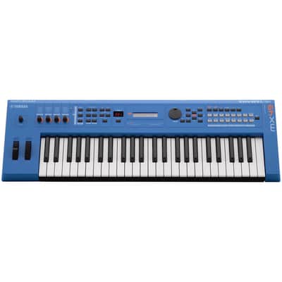 Yamaha MX49 v2 Keyboard Synthesizer, 49-Key, Blue image 2