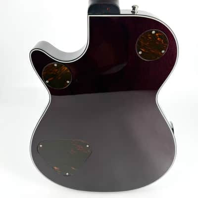 2026 Gretsch Nigel Hendroff Penguin G6134TFM-NH - Dark Cherry Metallic Flame image 13