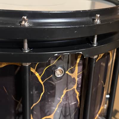Mapex MKII Marching Snare Drum - Vortex Wrap / Black Hardware 14/12” image 6