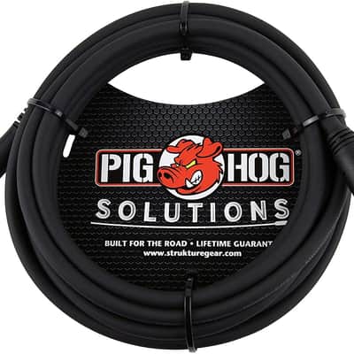Pig Hog PHX14-10 1/4" TRSF to 1/4" TRSM Headphone Extension Cable, 10 Feet