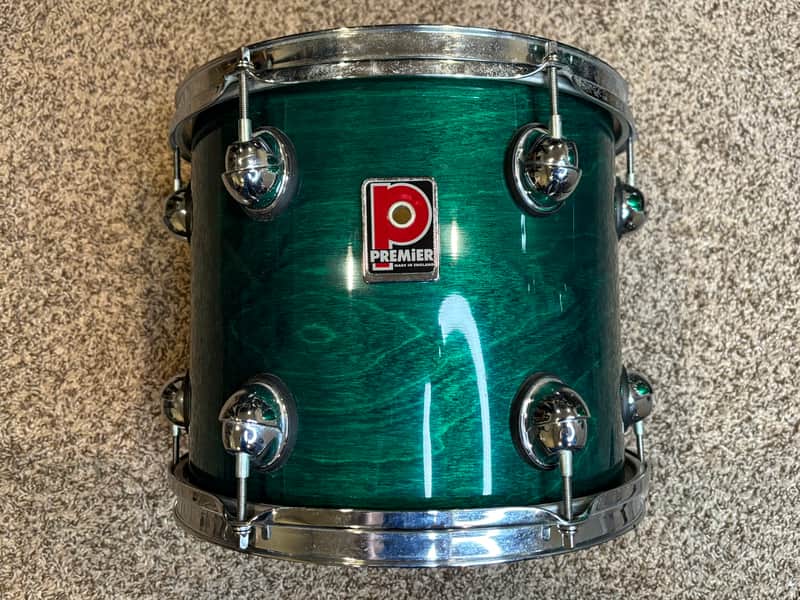 Premier Genista 12x10 tom drum in Terraverdi Green image 1