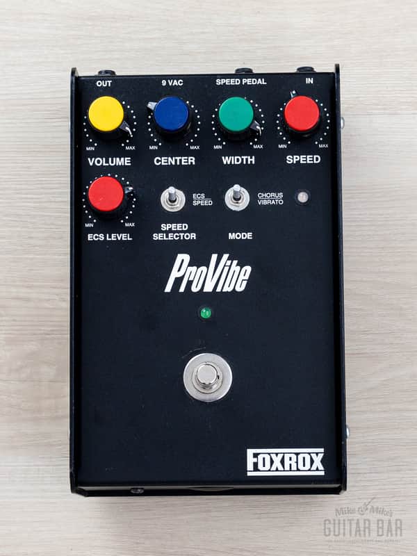 FoxRox Electronics ProVibe Uni-Vibe Chorus & Vibrato Guitar Effects Pedal w/ Power Supply image 1