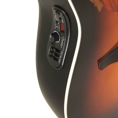 Ovation E – akustická kytara Standard Elite Deep Contour Cutaway 12-string New England Burst image 4