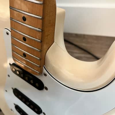 Kramer Aero Star ZX30 1984 Vintage White 6 String Electric Guitar image 5