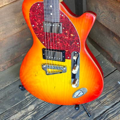 Fleck Guitars Custom Electric 2013 - Electric Peach image 4