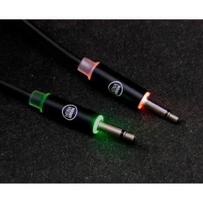 Slimline Led Cv Patch Cables Eurorack Modular Test Leads, 5-Pack (11.8"), Metal Barrel image 3