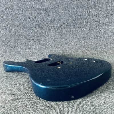 Metallic Blue HH Guitar Basswood Body image 2