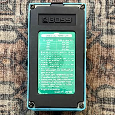 1986 Boss CE2 Chorus Vintage Green Label MIJ Made In Japan Guitar Effect Pedal! image 6