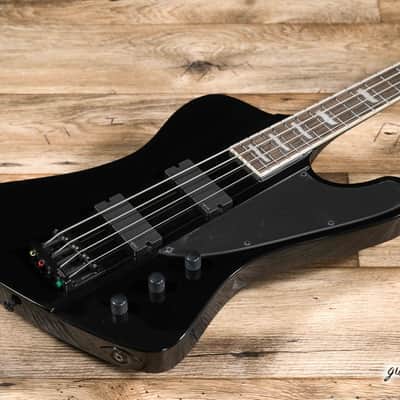 ESP LTD Deluxe Phoenix-1004 Bass Guitar – Black image 8