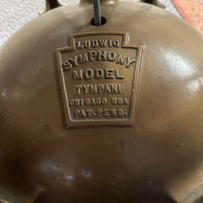 Vintage Ludwig Symphony Model Timpani Set of 3 - 23", 26", 29" image 9