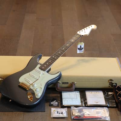 Minty! 2019 Fender Custom Shop '57 LTD Roasted Stratocaster Electric Guitar Aged Pewter NOS + COA OHSC image 1
