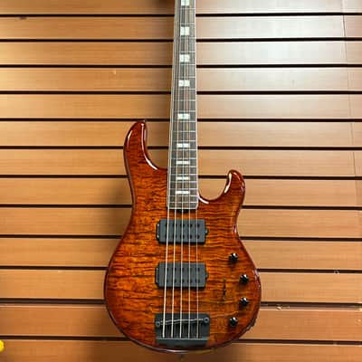 Ernie Ball Music Man Ball Family Reserve StingRay 5 HH in Giants Orange Quilt 2019 w/OHSC #55/91 image 1