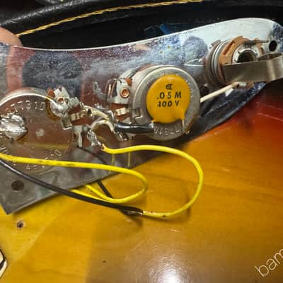 1973 Fender Mustang Bass - Sunburst - Clean Amazing Player - HSC image 16