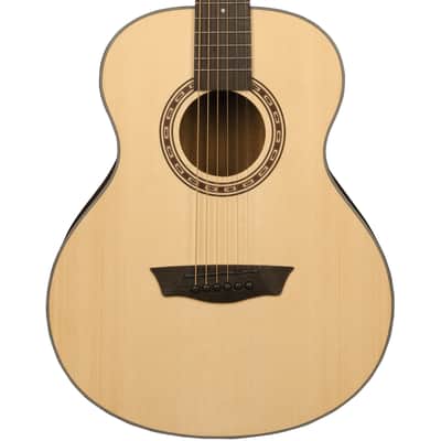 Washburn AGM5K Apprentice Series 7/8 Size G-Mini Spruce Top Mahogany Neck 6-String Acoustic Guitar w/Gig Bag image 8