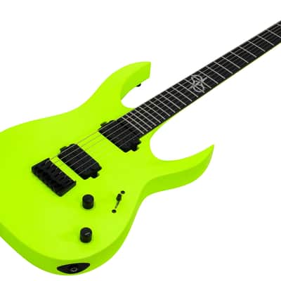 Solar Guitar A2.6LN – LEMON NEON MATTE image 3
