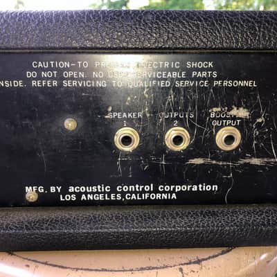 Vintage 1971 Acoustic Control Corp 150b Bass Amp + 402 Cab image 6