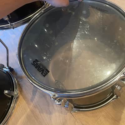 Ludwig 70s Vistalite Toms - 12” Rack, 13” Rack, 16” Floor 1970s - Black image 17