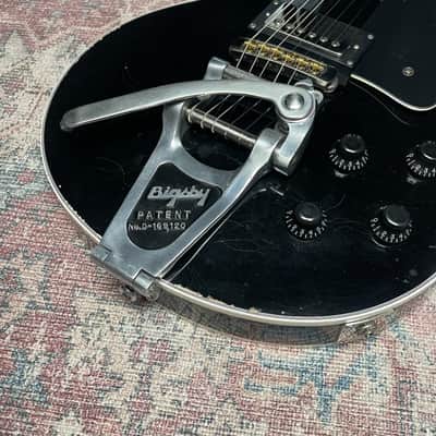 Maybach Lester 57 Custom Electric Guitar With Bigsby in Black Velvet image 15