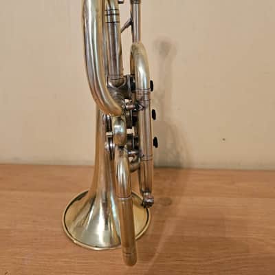 Soviet Trumpet Cornet USSR Leningrad Musical Wind Instrument Horn Vintage and Rare Bild 5