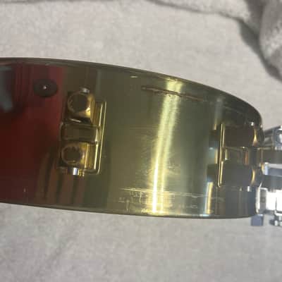 Yamaha SD-493 14x3.5" Brass Piccolo Snare Drum 1987-1996 - Brass image 16