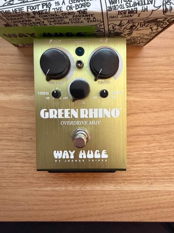Way Huge WHE207 Green Rhino Overdrive MkIV 2016 - 2021 - Green image 1