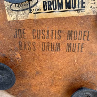 Quiet Tone Joe Cusatis Model Bass Drum Mute Vintage Strap-On Practice Mute image 7