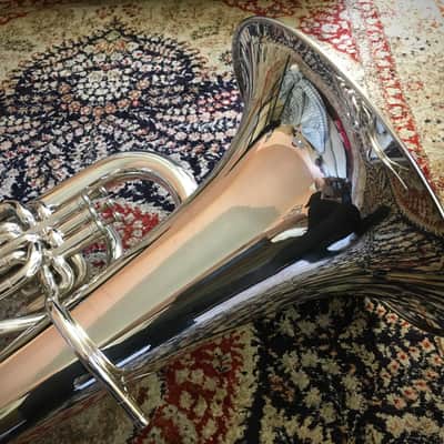 Besson Sovereign BE-981 Compensating EEb Tuba w/hard & soft cases image 7