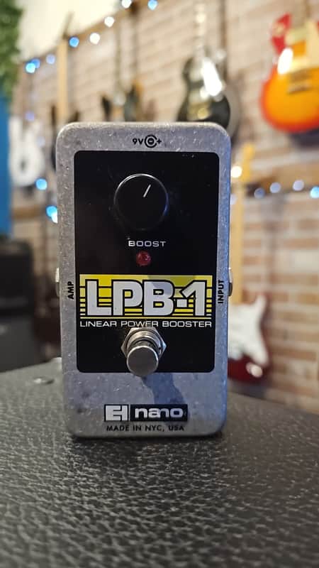 Electro-Harmonix LPB-1 Nano Linear Power Booster Preamp 2006 - Present - Black / Yellow / Gray image 1