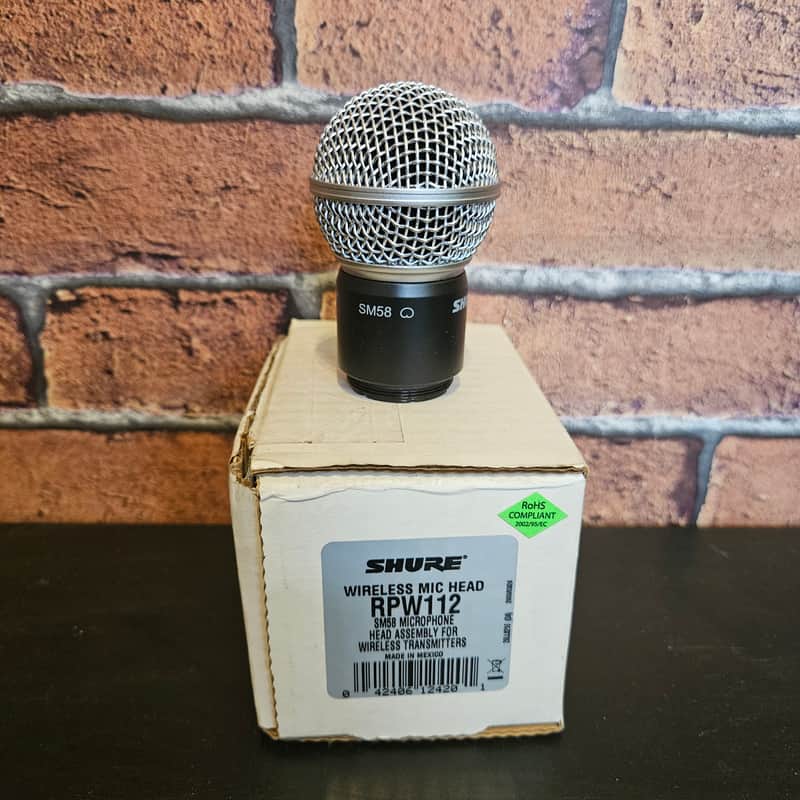 Shure RPW112 Wireless SM58 Capsule 2022 - Present - Black image 1