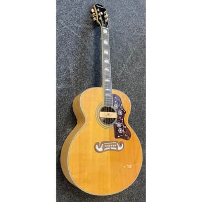 Epiphone EJ-200N Jumbo Acoustic Guitar Modified with Seymour Duncan Mounted Pickup with Hardcase Pre-Owned image 3