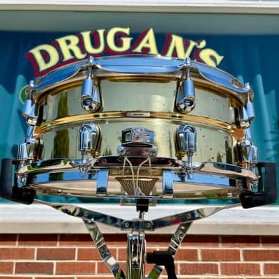 Yamaha SD-4455 Brass Shell 5.5x14 Snare Drum MIJ image 7