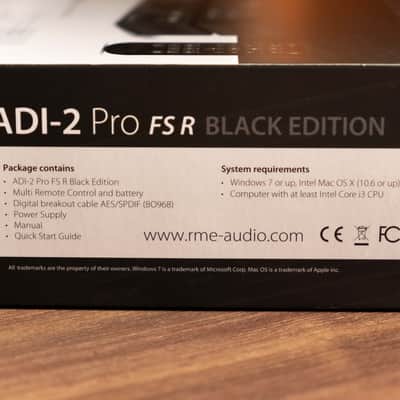 RME ADI-2 PRO FS R Black Edition AD/DA Converter 2010s - Black image 15