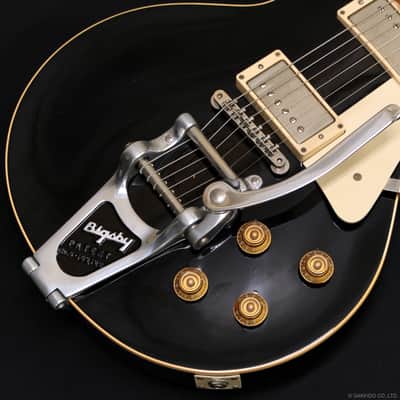 Gibson Custom Shop 1957 Les Paul Standard Reissue Ebony VOS w/Bigsby image 4
