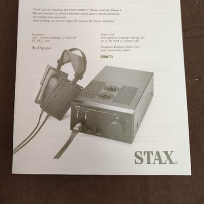 Stax SR-Λ (Lambda) Signature Earspeakers & SRM-T1 Driver Bundle - Restored image 20