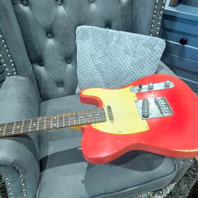 T-Style Nitro Telecaster Partscaster, Vintage-Style Build 2026 - Dakota Red Relic image 2